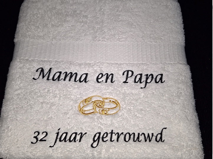 Papa en Mama .. jaar getrouwd – trouwdag cadeau ouders