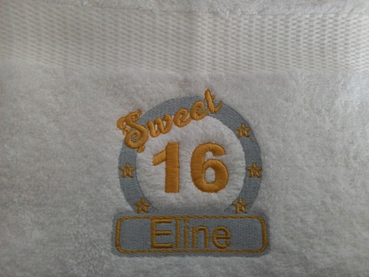 Sweet 16 cadeau cadeau met naam