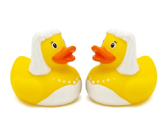 Bruidspaar badeendjes