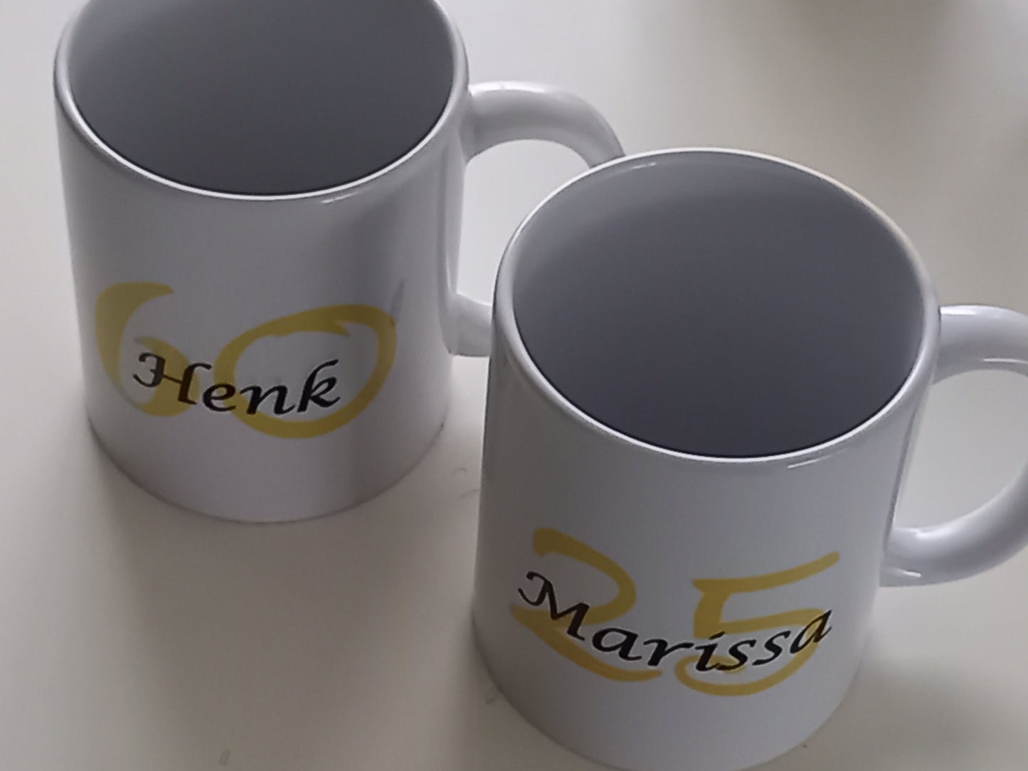 Koffiemok met Naam en Leeftijd