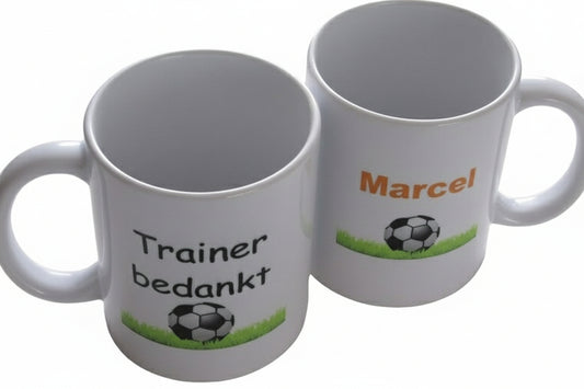 Koffiemok Trainer bedankt