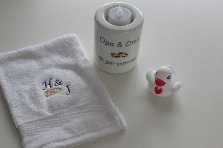 Badeendje met hartje