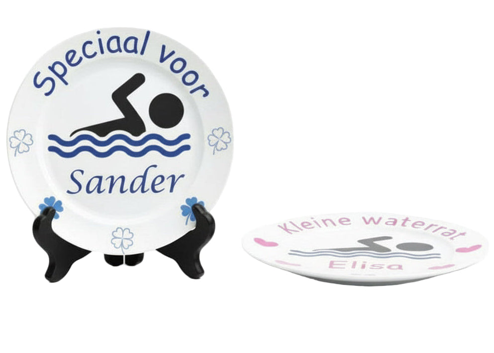 Bordje met Naam Zwemmer