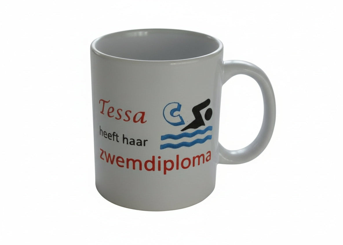 Mok met Naam Zwemdiploma C