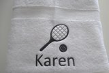 tennis handdoek met naam