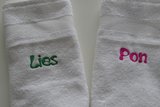 toilet handdoekjes met naam