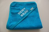 Badcape donker blauw