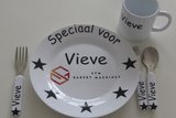 geboorte servies met