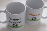 bedankt cadeau voetbal trainer