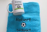 bedankje voor trainer