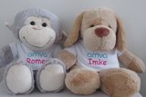 Zachte knuffelbeer met Naam + Logo _