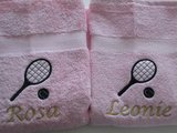tennis handdoeken met naam