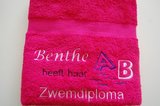 zwemdiploma handdoek