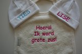 hoera ik word grote zus