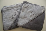 baby handdoek grijs