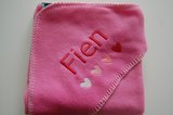 Fleece wikkeldoek met logo