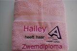 zwemdiploma handdoek