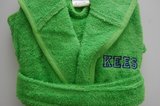 groene badjas