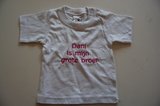 Baby T-shirt Wit met naam_