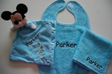 mickey mouse knuffeldoek slabber spuugdoek met naam