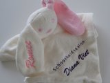 baby knuffel met logo