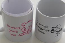 Aankondiging zwangerschap cadeau | Koffie, thee of drinkbeker Aankondiging zwangerschap cadeau | Koffie, thee of drinkbeker