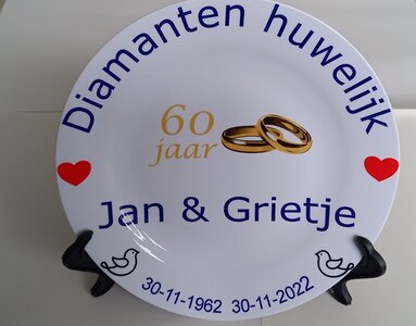 Cadeau trouwdag 60 jaar getrouwd