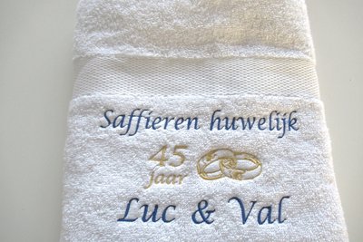 saffieren huwelijk cadeau