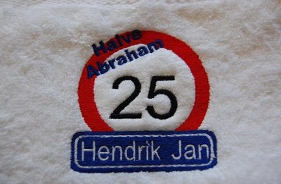 Wonderbaarlijk Halve Abraham 25 Jaar cadeau | Origineel verjaardagcadeau UP-56