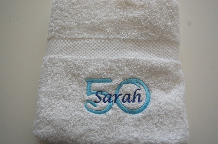 50 jaar cadeau met naam en leeftijd Sarah