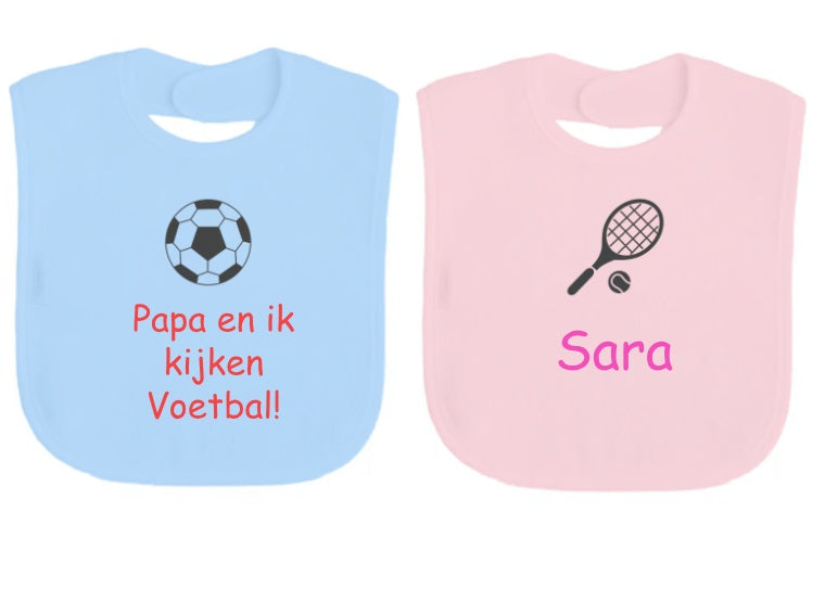 Sport slabber met naam