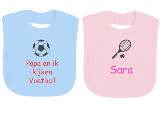 Sport slabber met naam