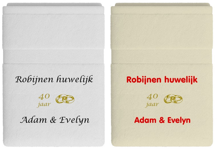 Robijnen huwelijk cadeau | 40 jaar getrouwd