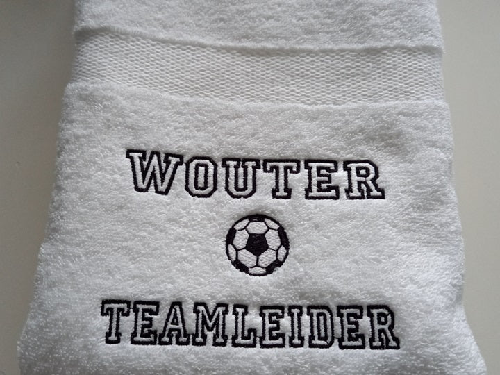 Trainer bedankt cadeau