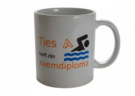 Mok met Naam Zwemdiploma A