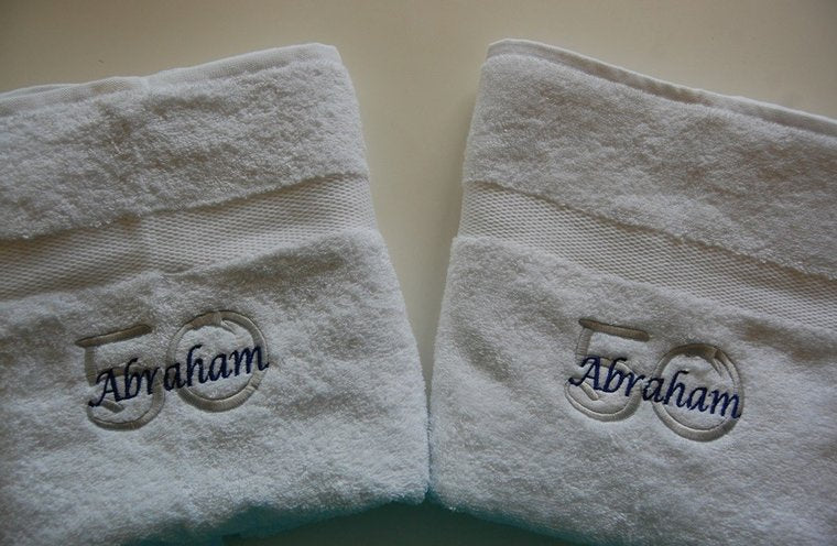 50 jaar cadeau met naam en leeftijd Abraham