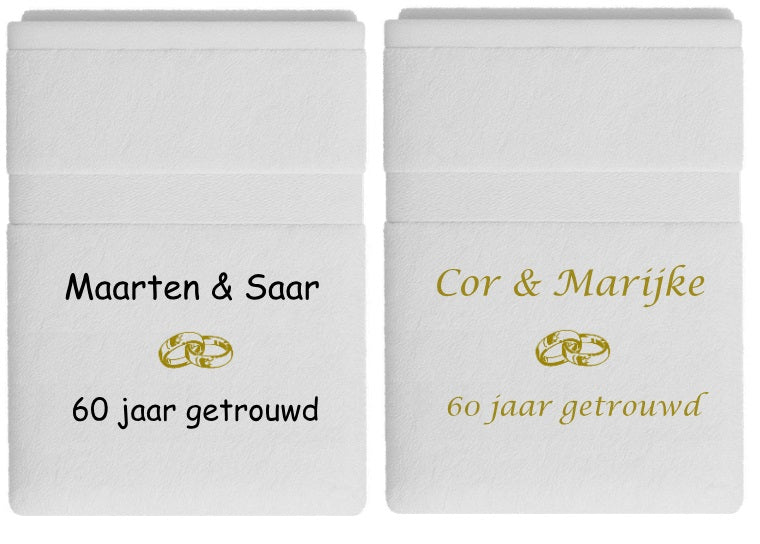 60 jaar getrouwd cadeau met namen