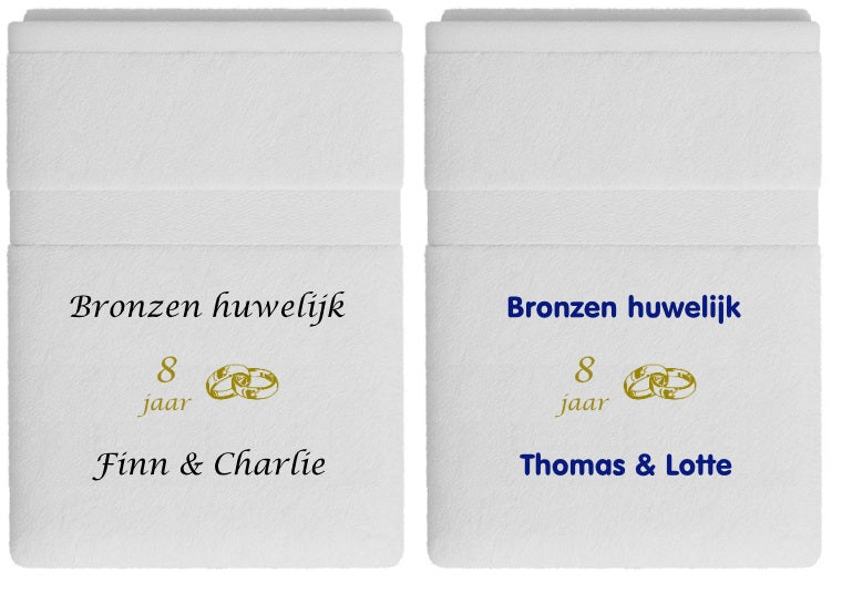 Bronzen huwelijk cadeau | 8 jaar getrouwd