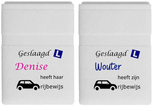 Auto Rijbewijs B gehaald cadau