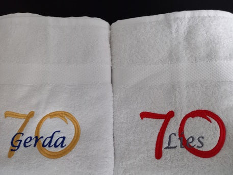 70 jaar cadeau met naam en leeftijd