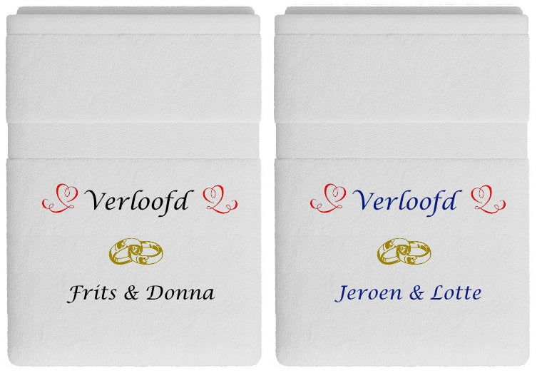 Verloofd Cadeau met Namen