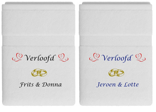 Verloofd Cadeau met Namen