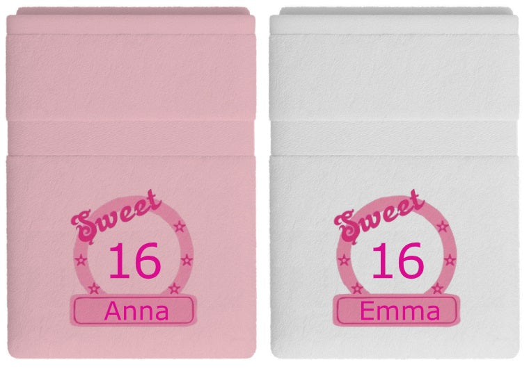 Sweet 16 cadeau cadeau met naam