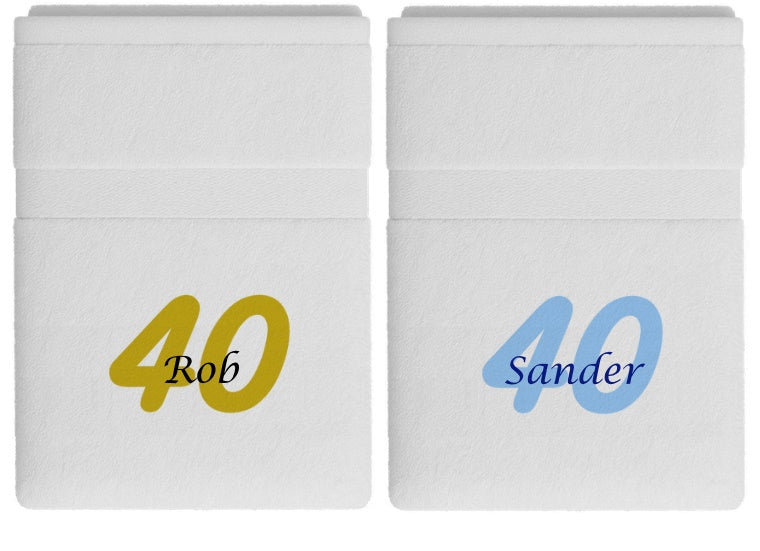 40 jaar cadeau met naam en leeftijd