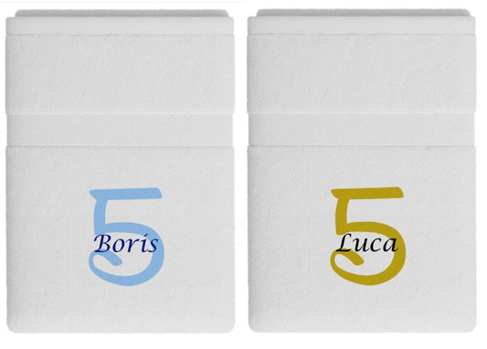 5 jaar cadeau met naam en leeftijd