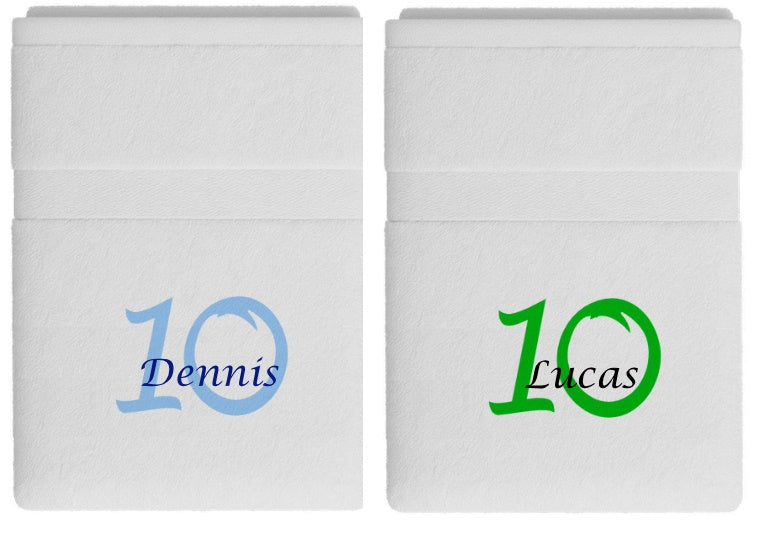 10 jaar cadeau met naam en leeftijd