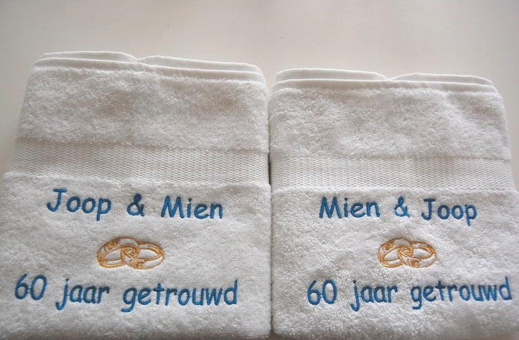 60 jaar getrouwd cadeau met namen