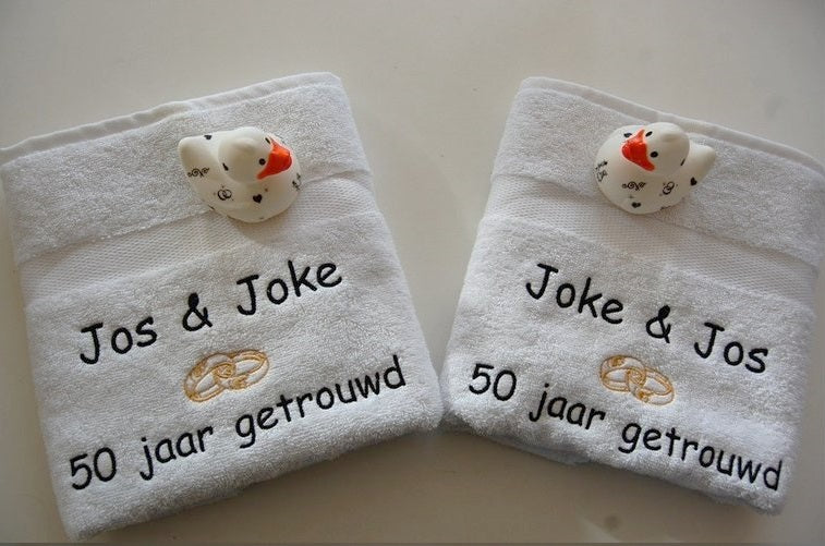 50 jaar getrouwd cadeau met namen