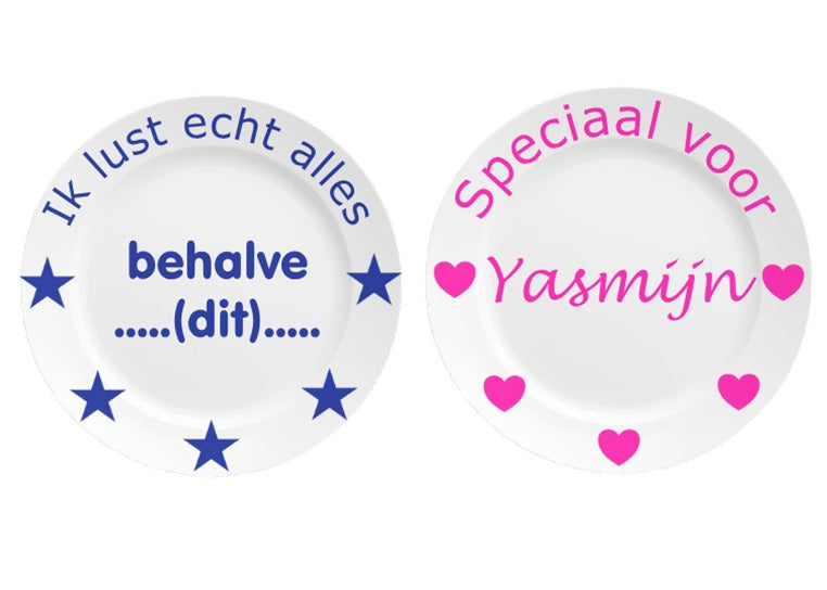 Kinderbordje met naam