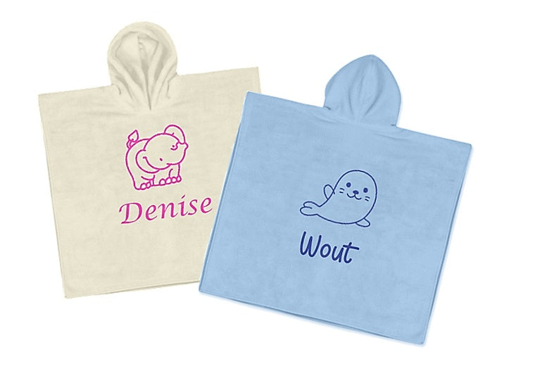 KInderponcho met naam